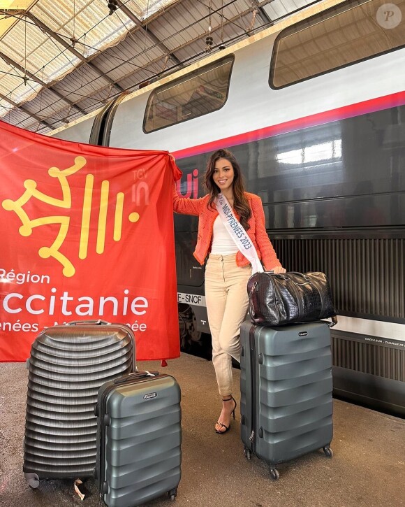 Le samedi 16 décembre 2023, Indira Ampiot couronnera une nouvelle reine de beauté au Zénith de Dijon.
Nadine Benaboud, Miss Midi-Pyrénées 2023, sur Instagram. Le 16 novembre 2023.