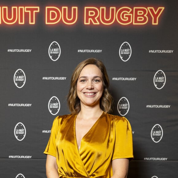 Nathalie Péchalat - Soirée de la 19ème édition de la Nuit du Rugby à l'Olympia, Paris le 20 novembre 2023.La Nuit du rugby est une cérémonie organisée chaque année depuis 2004 sous l'égide de la Ligue nationale de rugby en collaboration avec Provale et TECH XV, pour récompenser les acteurs du rugby professionnel français qui se sont distingués lors des championnats de France de rugby Top 14 et Pro D2. © Pierre Perusseau/Bestimage