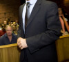 Sa demande de libération conditionnelle a été approuvée
Oscar Pistorius au troisieme jour de son proces a Pretoria en Afrique du sud le 21 fevrier 2013. 