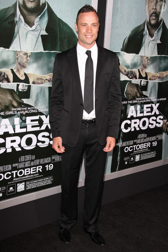 Oscar Pistorius - Premiere du film "Alex Cross" au cinema Arclight a Hollywood. Le 15 octobre 2012 