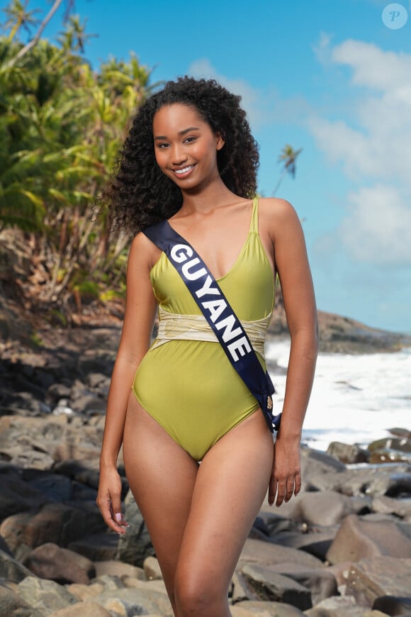 Miss France 2024 : Miss Guyane : Audrey Ho-Wen-Tsaï, 18 ans. © Laurent VU/SIPA/Bestimage














