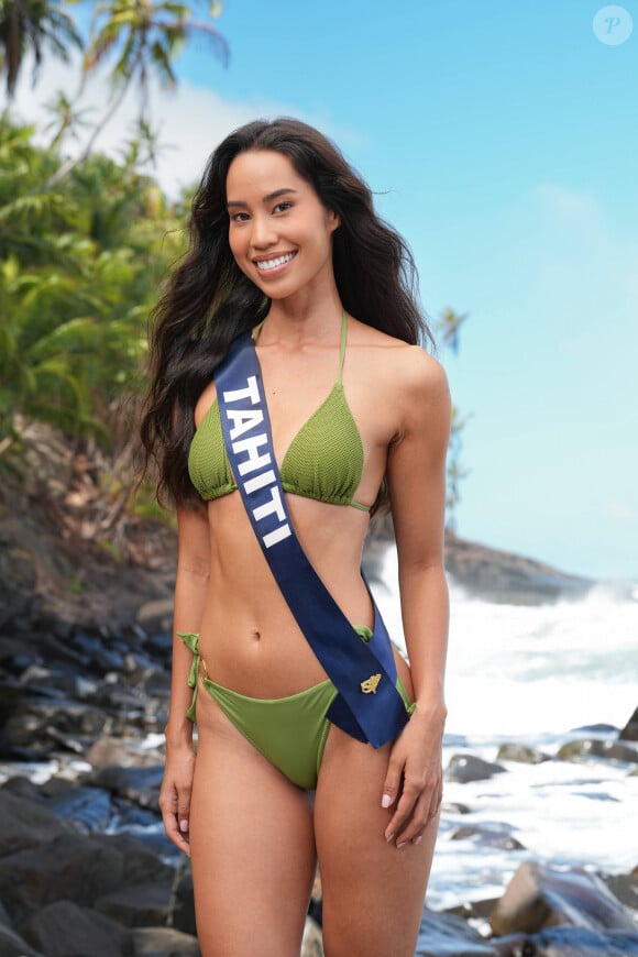 Miss France 2024 :Miss Tahiti : Ravahere Silloux, 25 ans. © Laurent VU/SIPA/Bestimage