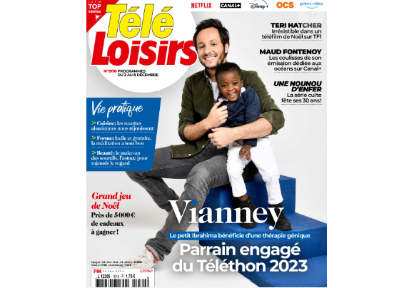 Magazine Télé-Loisirs, en kiosques lundi 27 novembre 2023.