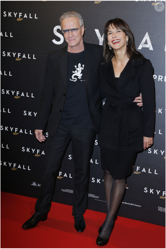 Christophe Lambert, Sophie Marceau - Avant-première du James Bond "Skyfall" à Paris le 24 Octobre 2012.