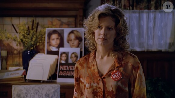 De nombreux souvenirs remontent quand on voit le visage de l'actrice. 
Kristine Sutherland dans la troisième saison de la série "Buffy contre les vampires".