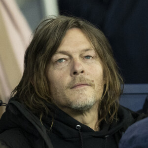 Norman Reedus - People dans les tribunes du match de Ligue Des Champions 2023, PSG contre Newcastle (1-1) au Parc des Princes à Paris le 28 novembre 2023. © Cyril Moreau/Bestimage