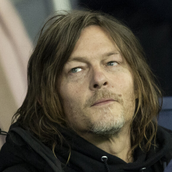 Norman Reedus - People dans les tribunes du match de Ligue Des Champions 2023, PSG contre Newcastle (1-1) au Parc des Princes à Paris le 28 novembre 2023. © Cyril Moreau/Bestimage