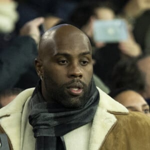 Teddy Riner, grand fan du PSG avait également fait le déplacement
 
Teddy Riner - People dans les tribunes du match de Ligue Des Champions 2023, PSG contre Newcastle (1-1) au Parc des Princes à Paris le 28 novembre 2023. © Cyril Moreau/Bestimage