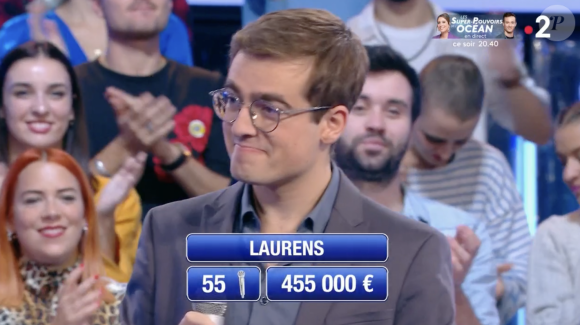 Laurens, le nouveau champion de "N'oubliez pas les paroles" sur France 2