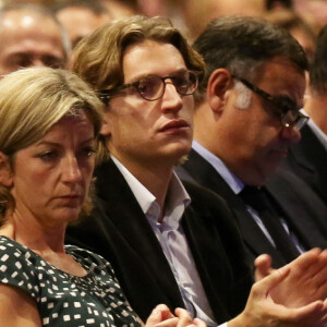 Jean Sarkozy au meeting de Nicolas Sarkozy à Nice le 21 octobre 2014.