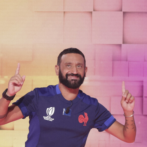 Exclusif - Cyril Hanouna - Sur le plateau de l'émission TPMP (Touche Pas à Mon Poste) présentée en direct par C.Hanouna et diffusée sur C8 - Paris le 07/09/2023 - © Jack Tribeca / Bestimage