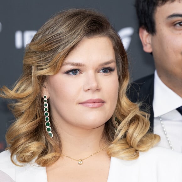 Camille Gottlieb sur le tapis rouge du photocall de la cérémonie d'ouverture du 62ème Festival de Télévision de Monte-Carlo, à Monaco, le 16 juin 2023. © Claudia Albuquerque/BestImage