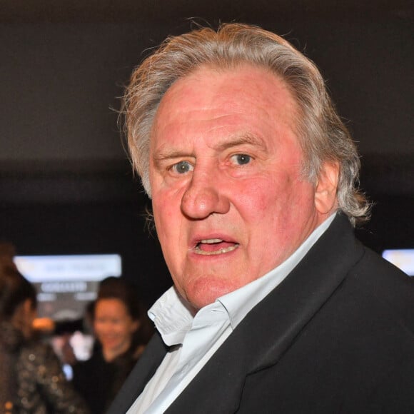 Gérard Depardieu lors de la soirée de clôture de la 3eme édition du Festival Cinéroman à Nice, le 24 octobre 2021. © Bruno Bebert / Bestimage 