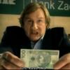 Gérard Depardieu dans un spot pour une publicité pour une banque polonaise