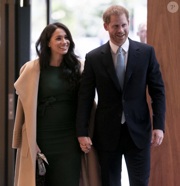 Le prince Harry, duc de Sussex, et Meghan Markle, duchesse de Sussex, arrivent à la cérémonie des WellChild Awards à Londres le 15 octobre 2019.