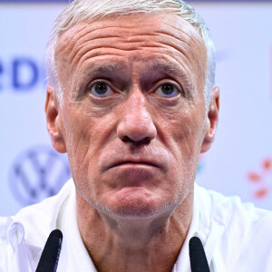 "Un événement, (...) a profondément changé ma façon de voir les choses et de réagir", explique Didier Deschamps
 
Le sélectionneur de l'équipe de France Didier Deschamps en conférence de presse au Centre National du Football (CNF) de Clairefontaine-en-Yvelines, France, le 9 octobre 2023. © Federico Pestellini/Panoramic/bestimage