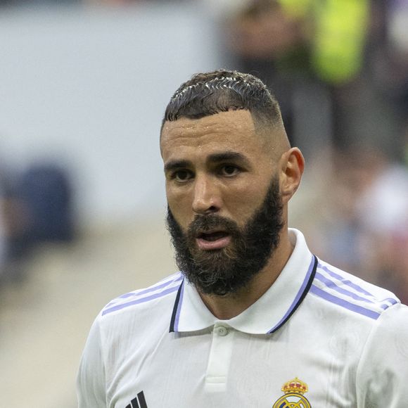Karim Benzema - Match entre le Real Madrid contre le FC Barcelone à Madrid la veille de la 66ème cérémonie du Ballon d'or (avec Benzema en grand favori) le 16 octobre 2022.