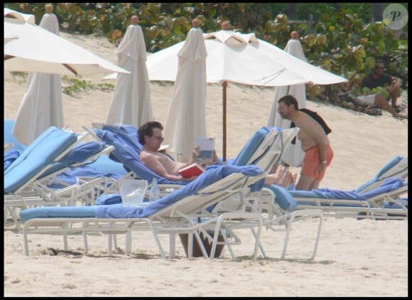 Maichael J. Fox et sa femme Tracy Pollan en vacances à Saint-Barthélemy, le 10 mars 2010 !