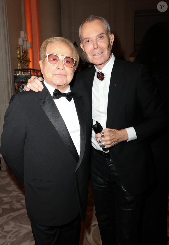 Orlando et Jean-Claude Jitrois - 46e édition du Gala "Best Awards" à l'hôtel Georges V à Paris le 11 décembre 2023. © Coadic Guirec / Bestimage