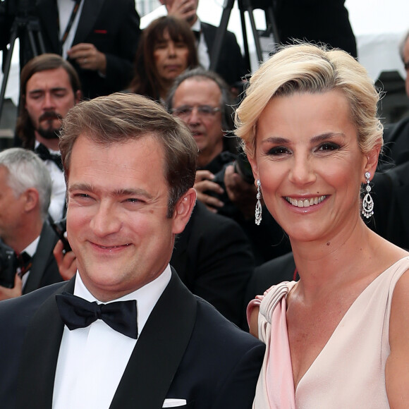 Renaud Capuçon et sa femme Laurence Ferrari - Montée des marches du film "L'Amant Double" lors du 70ème Festival International du Film de Cannes. Le 26 mai 2017. © Borde-Jacovides-Moreau/Bestimage