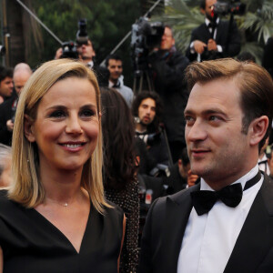 Laurence Ferrari et son mari Renaud Capucon - Montee des marches du film "Jimmy P. (Psychotherapie d'un Indien des Plaines)" lors du 66eme festival du film de Cannes, le 18 mai 2013.