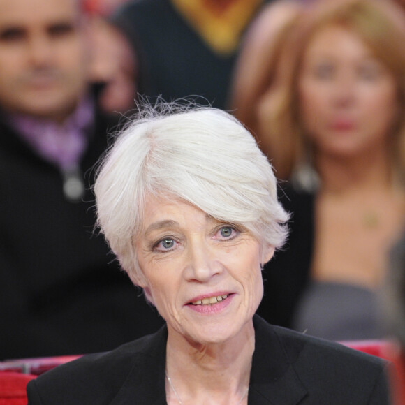 Francoise Hardy - Enregistrement de l'emission " Vivement Dimanche" a Paris le 30 Octobre 2012. 