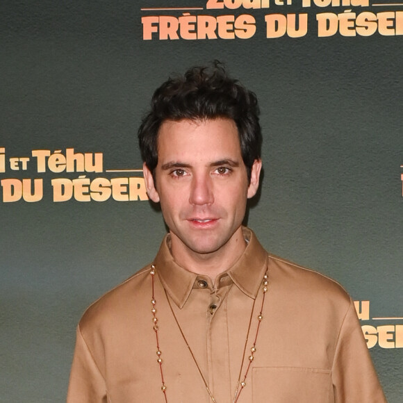 Mika à l'avant-première du film "Zodi et Téhu, frères du désert" au cinéma UGC Normandie à Paris, France, le 29 janvier 2023. Le film sera en salle le 8 février 2023. © Coadic Guirec/Bestimage 