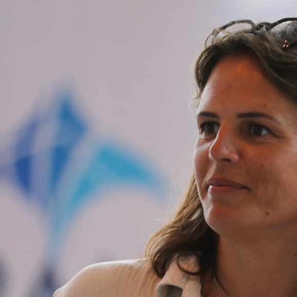 Laure Manaudou assiste aux championnats de France Élites en grand bassin de natation à Rennes, France, le 15 juin 2023. © Mickael Chavet/Zuma Press/Bestimage