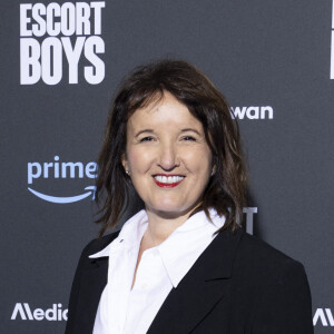 Anne Roumanoff à la première de la série "Escort Boys" au cinéma UGC Ciné Cité Les Halles à Paris le 18 décembre 2023. © Cyril Moreau / Bestimage