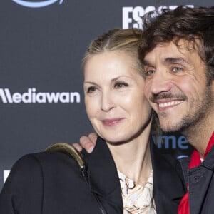 Kelly Rutherford et Ruben Alves à la première de la série "Escort Boys" au cinéma UGC Ciné Cité Les Halles à Paris le 18 décembre 2023. © Cyril Moreau / Bestimage