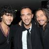 Jesus Luz, Nikos Aliagas et Bob Sinclar au Vip Room Theater à Paris, le 11 mars 2010 !