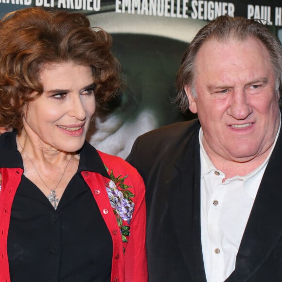 Fanny Ardant (réalisatrice), Gérard Depardieu - Avant-première du film "Le divan de Staline" à l'UGC Ciné Cité les Halles à Paris, le 10 janvier 2017 . © CVS/Bestimage 