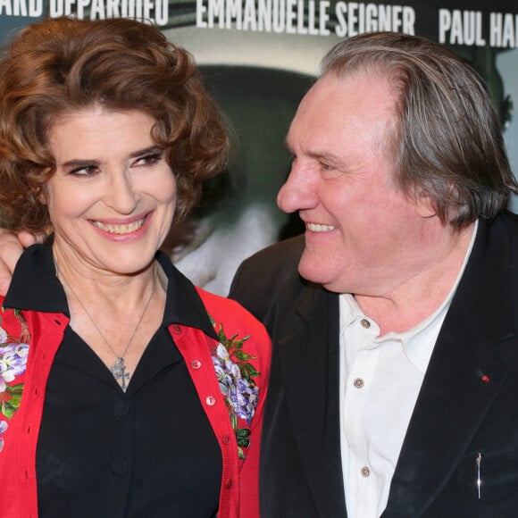 Fanny Ardant vient d'apporter son soutien à l'acteur Gérard Depardieu.
Fanny Ardant (réalisatrice), Gérard Depardieu - Avant-première du film "Le divan de Staline" à l'UGC Ciné Cité les Halles à Paris. © CVS/Bestimage 