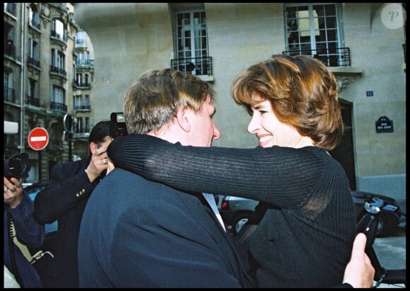 Fanny Ardant et Gérard Depardieu, prix Academie de Balzac.