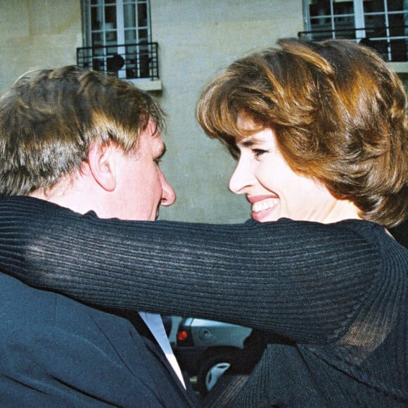 Fanny Ardant et Gérard Depardieu, prix Academie de Balzac.