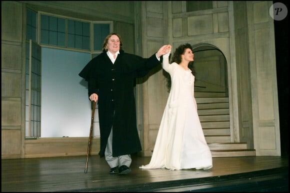 Gérard Depardieu et Fanny Ardant - Soirée au profit de la fondation "Princesse Margarita de Roumanie".