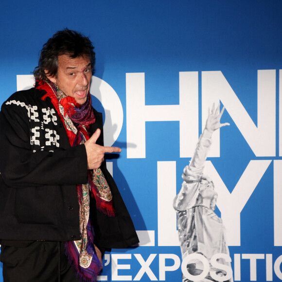 Jean-Luc Reichmann - Photocall du vernissage de l'exposition "Johnny Hallyday, l'exposition" au Palais des Expositions à Paris. Le 21 décembre 2023 © Dominique Jacovides / Bestimage