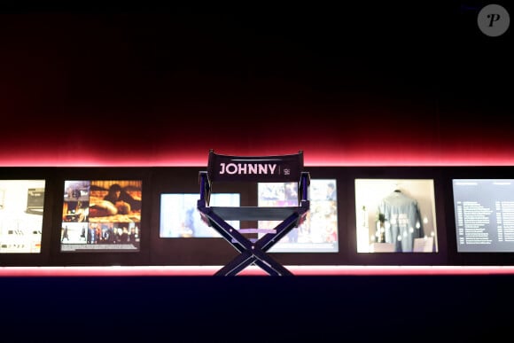 Exclusif - Illustrations de l'exposition Johnny Hallyday à Bruxelles Expo le 18 décembre 2022. © Dominique Jacovides / Bestimage 