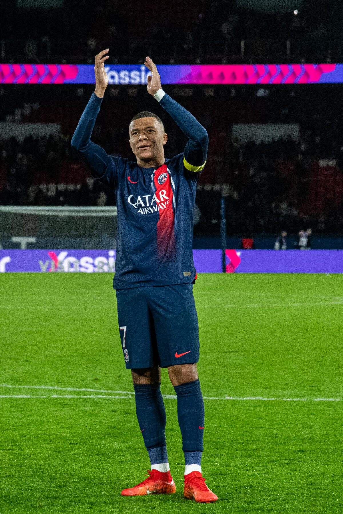 Photo Kylian Mbappe Paris Sg Lors Du Match De Ligue Uber Eats