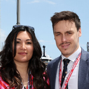 Louis Ducruet et sa femme Marie - La famille princière de Monaco lors du 80ème Grand Prix de Monaco de Formule 1 à Monaco le 28 mai 2023. © Claudia Albuquerque/Bestimage 