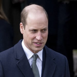 Le prince William, la princesse Charlotte de Galles - Les membres de la famille royale britannique lors de la messe du matin de Noël en l'église St-Mary Magdalene à Sandringham, le 25 décembre 2023.