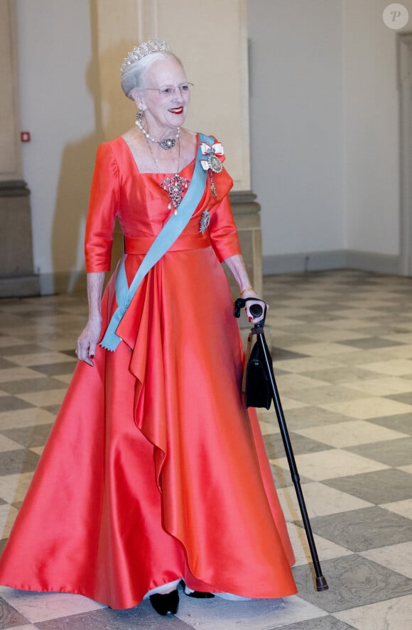 Margrethe II - 18ème anniversaire du prince Christian, Palais Amalienborg, Copenhague, Danemark