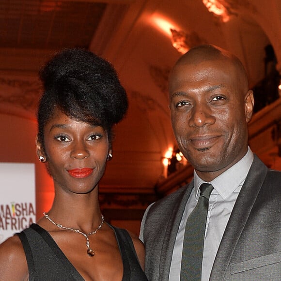 Exclusif - Harry Roselmack et son ex-femme Chrislaine - Soirée des 15 ans de l'association "Maïsha Africa" de Sonia Rolland au Pavillon Cambon à Paris le 19 septembre 2016.  © Veeren-Moreau/Bestimage