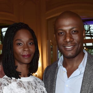 Harry Roselmack et son ex-femme Chrislaine au dîner de gala caritatif pour l'association "Autistes Sans Frontières" à l'hôtel Marcel Dassault à Paris, le 2 juin 2016. © Gorassini Giancarlo/Bestimage