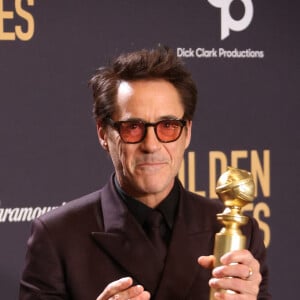 Robert Downey Jr. - Press room de la 81ème cérémonie des Golden Globes au Beverly Hilton à Los Angeles le 7 janvier 2024. © Crash/imageSPACE via ZUMA Press Wire / Bestimage