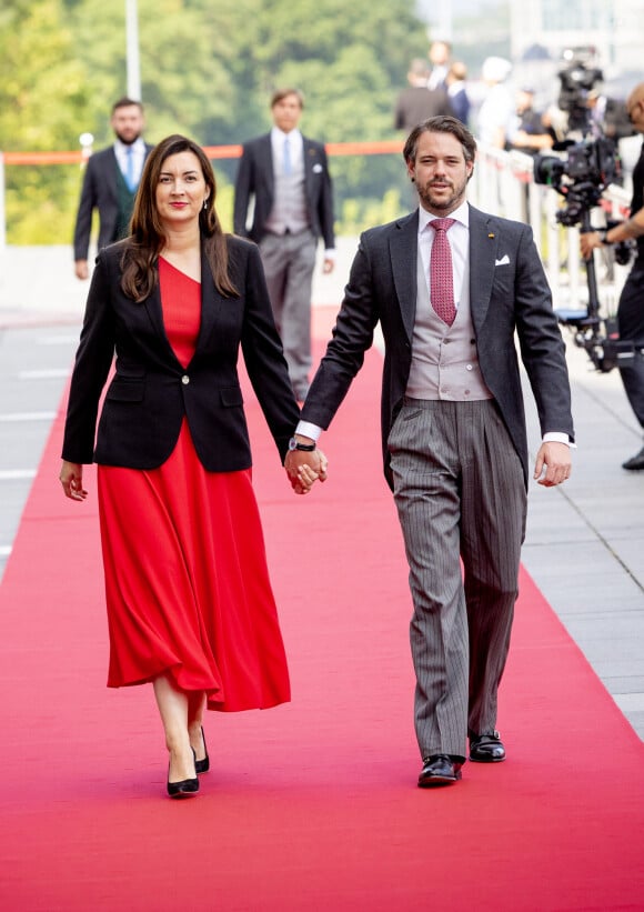 Félicitations aux parents !
Le prince Félix de Luxembourg et La princesse Claire de Luxembourg - La famille royale du Luxembourg célèbre la fête nationale à Luxembourg, le 23 juin 2023. 
