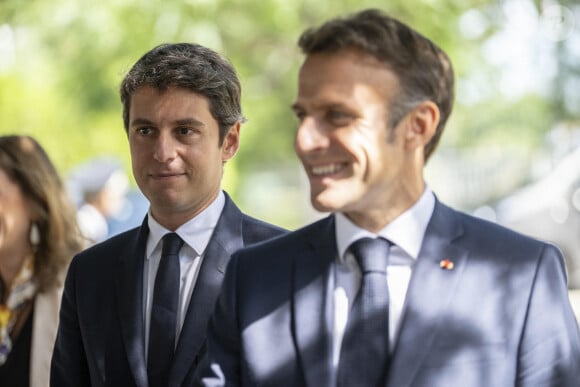 Gabriel Attal et Emmanuel Macron en septembre 2023 © Eliot Blondet/Pool/Bestimage