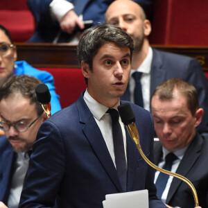 Gabriel Attal - Séance de questions au gouvernement à l'assemblée nationale à Paris, France, le 21 novembre 2023. © Lionel Urman/Bestimage 