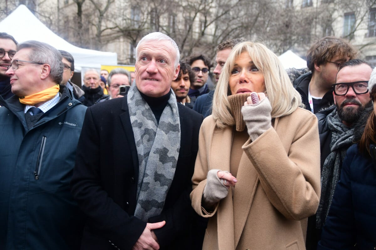 Photo : Brigitte Macron Et Didier Deschamps Lors Du Lancement De L ...