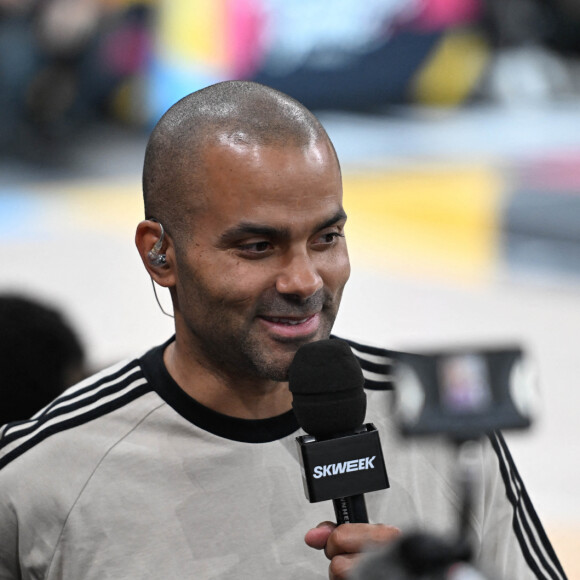 Tony Parker - Match de basket LNB Challenge entre All star France contre All star Monde à l'Accor Arena Paris le 30 décembre 2023. © Federico Pestellini / Panoramic / Bestimage